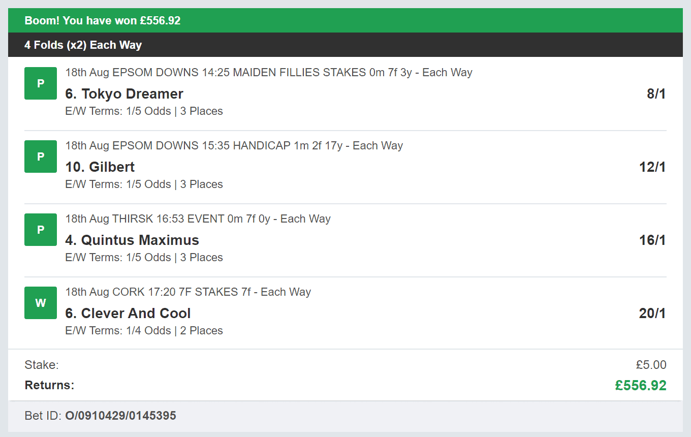 Amazing Selector - Winner Multi - 2023-08-18