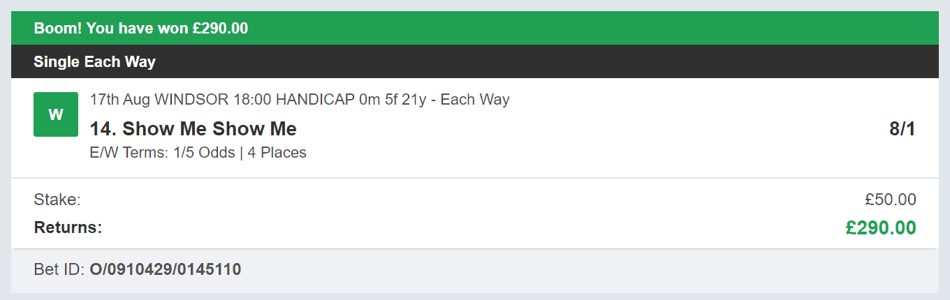 Amazing Selector - Winner 1 - 2023-08-17